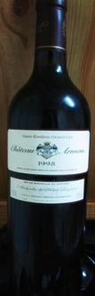 Chateau Armens, Saint-Emilion Grand Cru 1998 OWC of 12 Bottles
